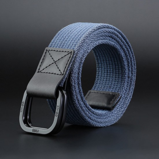 140cm DB02 Punch Free Buckle Canvas Waist Belt Tactical Belt For Outdoor Sports Hunting