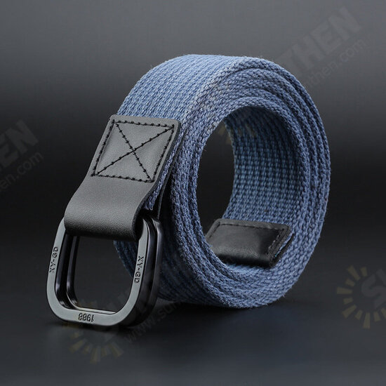 140cm DB02 Punch Free Buckle Canvas Waist Belt Tactical Belt For Outdoor Sports Hunting