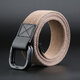 140cm DB02 Punch Free Buckle Canvas Waist Belt Tactical Belt For Outdoor Sports Hunting