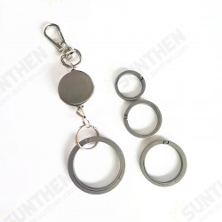 18/22/26/32mm Diameter Titanium Alloy Key Ring Hanging Buckle Keychain EDC Hunting Camping 18/22/26/32mm Diameter Titanium Alloy Key Ring Hanging Buckle Keychain EDC Hunting Camping