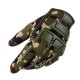 1Pair Tactical Glove Riding Gloves Full Finger Slip Resistant Gloves For Cycling Camping Hunting