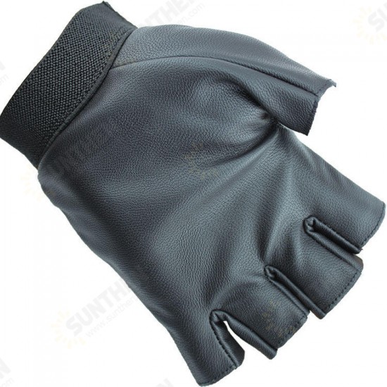 1Pair Outdoor Tactical Glove Sports Climbing Cycling Fitness Anti-skid Gloves Half Finger Gloves