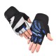1Pair Tactical Glove Cycling Half Finger Unisex Gloves Silicone Anti-slip Breathable Fitness Gloves