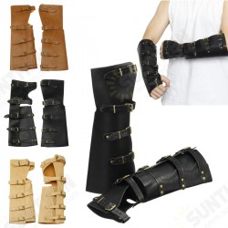 1Pair Leather Arm Support Outdoor Hunting Tactical Hand Bracers 1Pair Leather Arm Support Outdoor Hunting Tactical Hand Bracers