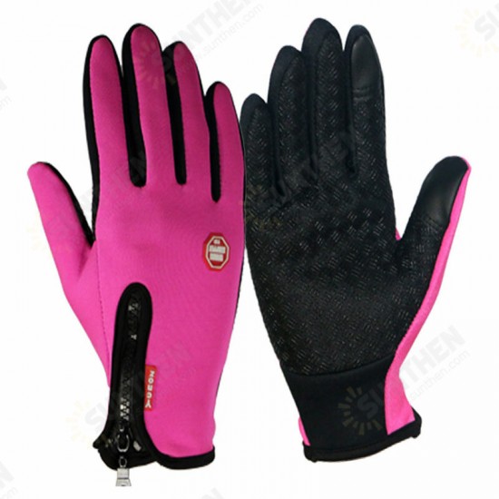 1Pair Touch Screen Tactical Glove Winter Sport Skiing Gloves Zipper Thermal Warm Gloves 1Pair Touch Screen Tactical Glove Winter Sport Skiing Gloves Zipper Thermal Warm Gloves