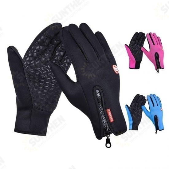 1Pair Touch Screen Tactical Glove Winter Sport Skiing Gloves Zipper Thermal Warm Gloves 1Pair Touch Screen Tactical Glove Winter Sport Skiing Gloves Zipper Thermal Warm Gloves
