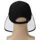 2 In1 Detachable Double Sides Full Face Shield with Hat Anti-Fog Saliva Dustproof Protective Cover Baseball Hat Fishing Bucket Hat