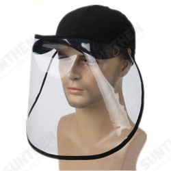 2 In1 Detachable Double Sides Full Face Shield with Hat Anti-Fog Saliva Dustproof Protective Cover Baseball Hat Fishing Bucket Hat 2 In1 Detachable Double Sides Full Face Shield with Hat Anti-Fog Saliva Dustproof Protective Cover Baseball Hat Fishing Bucket Hat