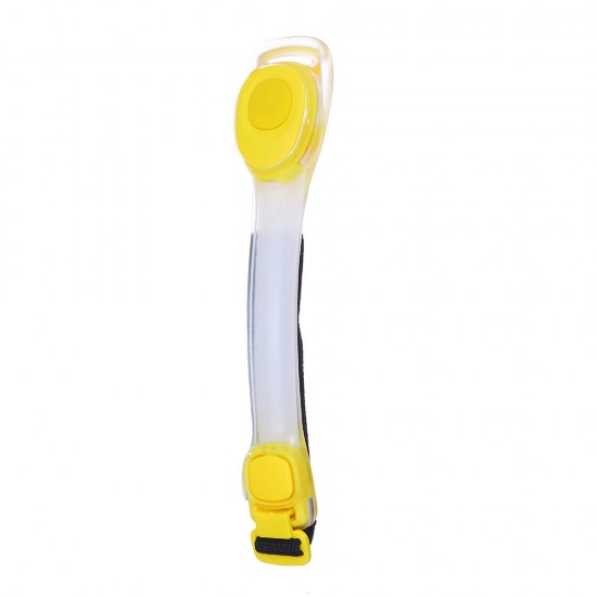 2 Modes LED Armband Reflective Wrist Strap with LED Warning Night Light Running Cycling Fishing LED Armband