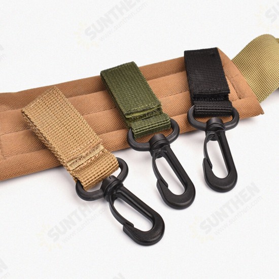 360° Rotatable Tactical Belts Buckle Outdoor Climbing Buckle Key Ring