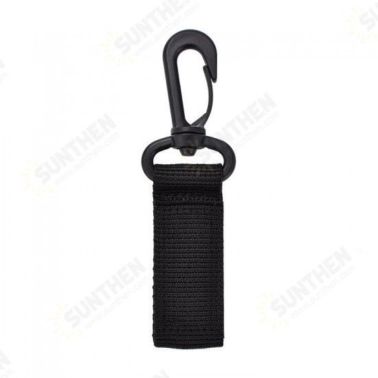 360° Rotatable Tactical Belts Buckle Outdoor Climbing Buckle Key Ring