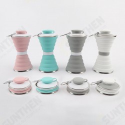 500ML Foldable Water Bottle Silicone Kettle Portable Large-Capacity Cup Outdoor Travel Equipment 500ML Foldable Water Bottle Silicone Kettle Portable Large-Capacity Cup Outdoor Travel Equipment