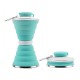 500ML Foldable Water Bottle Silicone Kettle Portable Large-Capacity Cup Outdoor Travel Equipment