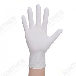 50Pairs 100Pcs S/M/L Powder-Free White Disposable Nitrile Gloves Suitable For Restaurant Kitchen Food Cleaning 50Pairs 100Pcs S/M/L Powder-Free White Disposable Nitrile Gloves Suitable For Restaurant Kitchen Food Cleaning