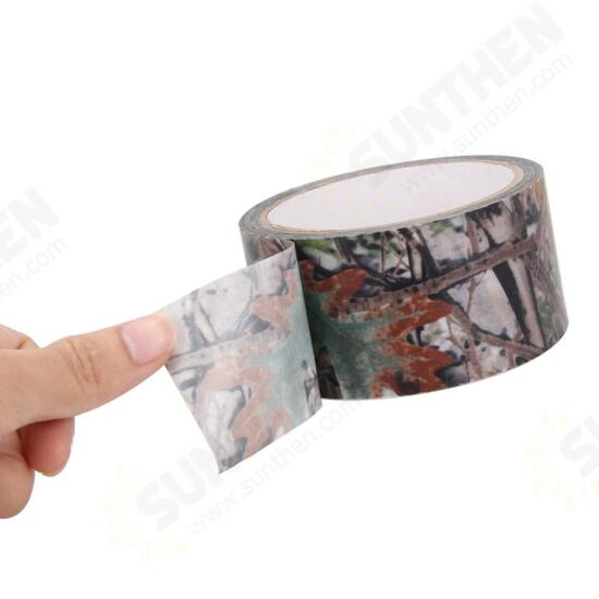 5cm*5m EONBON Outdoor Camping Guise Camouflage Strong Masking Tape For Flashlight Paiting Bike Car Wall Tree Painting Decoration Handle Belt