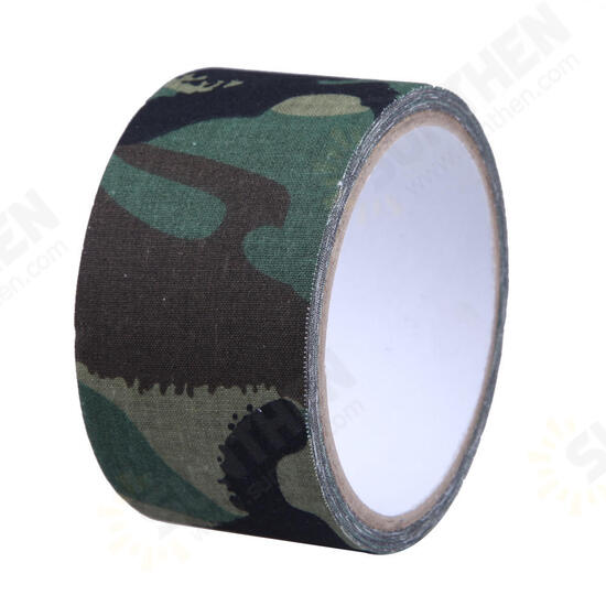 5cm*5m EONBON Outdoor Camping Guise Camouflage Strong Masking Tape For Flashlight Paiting Bike Car Wall Tree Painting Decoration Handle Belt