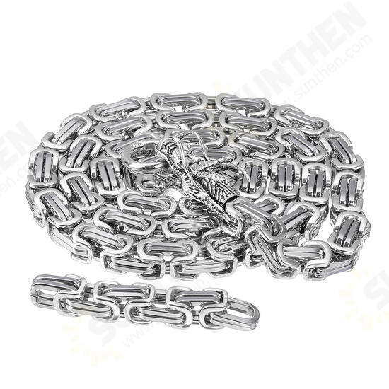 6 Type Titanium Steel Keel Self-protecion Arms Necklace Tactical Whip Waist Chain