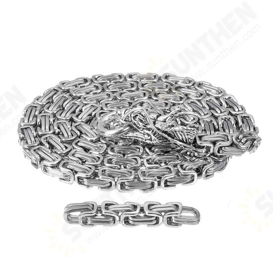 6 Type Titanium Steel Keel Self-protecion Arms Necklace Tactical Whip Waist Chain