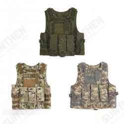 600D Nylon Plate Carrier Tactical Vest Outdoor Hunting Protective Adjustable Vest for Combat Accessories