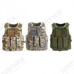 600D Nylon Plate Carrier Tactical Vest Outdoor Hunting Protective Adjustable Vest for Combat Accessories