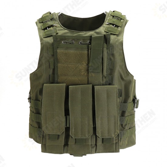 600D Nylon Plate Carrier Tactical Vest Outdoor Hunting Protective Adjustable Vest for Combat Accessories