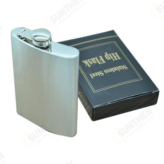 8oz(225ml) Stainless Steel Hip Flask Alcohol Pot Bottle Portable Copper Cover Gift For Man