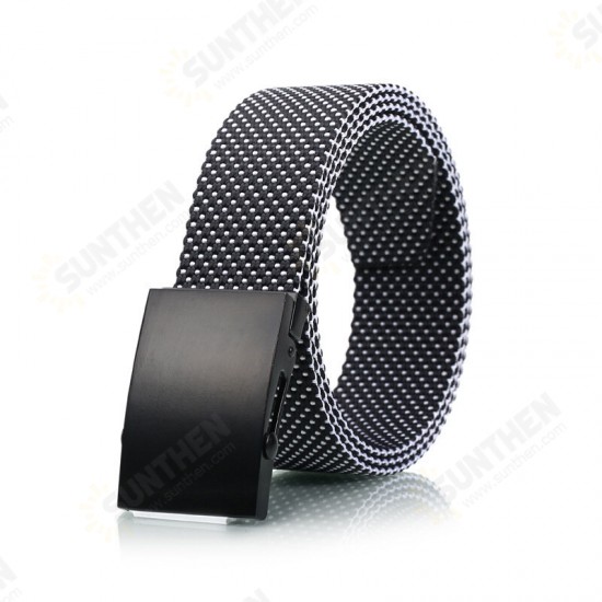 120cm Tactical Belt Nylon Waist Belts Alloy Buckle Casual Waistband