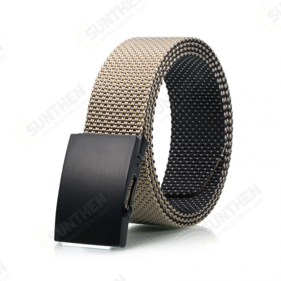 120cm Tactical Belt Nylon Waist Belts Alloy Buckle Casual Waistband