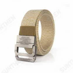 125cm Double Ring Tactical Belt Leisure Camping Hunting Nylon Waist Belt 125cm Double Ring Tactical Belt Leisure Camping Hunting Nylon Waist Belt