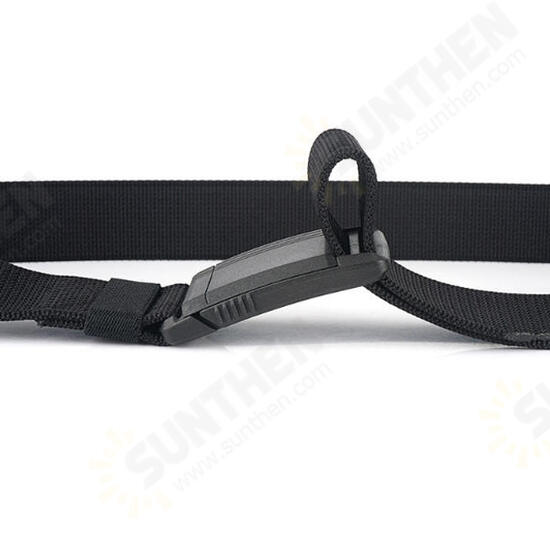 125cm Men's Nylon Belt Magnetic Quick Buckle Tactical Belt