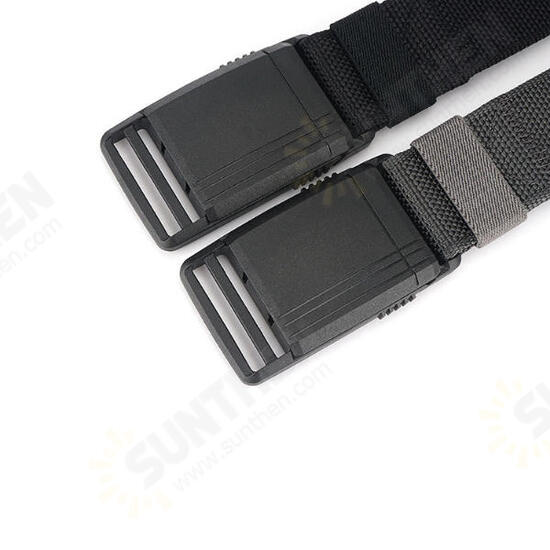 125cm Men's Nylon Belt Magnetic Quick Buckle Tactical Belt