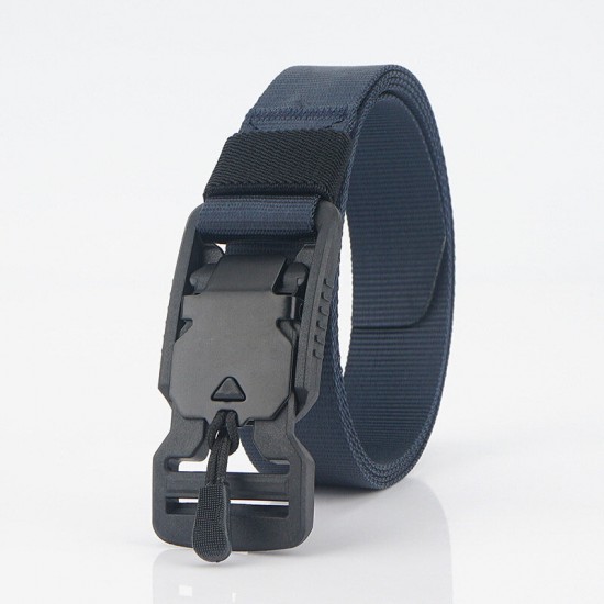 25W 125cm Nylon Tactical Belt Outdoor Leisure Waist Belts with Funch Free Buckle Magnet Buckle