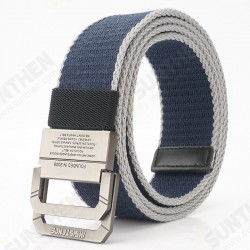 2SD 125CM Nylon Tactical Belt Outdoor Leisure Double Zinc Alloy Waist Belts 2SD 125CM Nylon Tactical Belt Outdoor Leisure Double Zinc Alloy Waist Belts