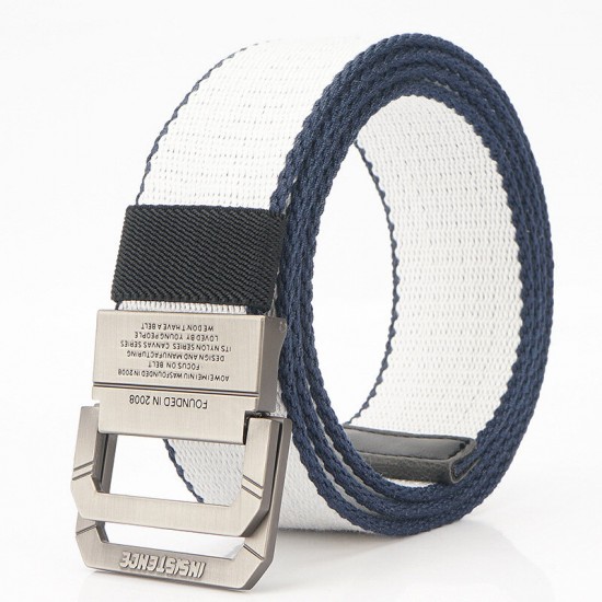 2SD 125CM Nylon Tactical Belt Outdoor Leisure Double Zinc Alloy Waist Belts
