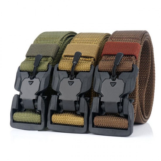 MB19 125cm x 3.8cm Military Tactical Belt Adjustable Nylon Belt Waist Belt Polyester Magnetic Buckle
