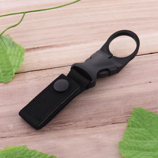 R1 Gear Clip Nylon Camouflage Outdoor Camping Mountaineering Buckle Water Bottle Carrier Holder Keychain Tactical Belt