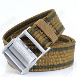 S02 125cm Silver Buckle Men Women Camouflage Military Tactical Belt Pants Canvas Fabric Belt S02 125cm Silver Buckle Men Women Camouflage Military Tactical Belt Pants Canvas Fabric Belt