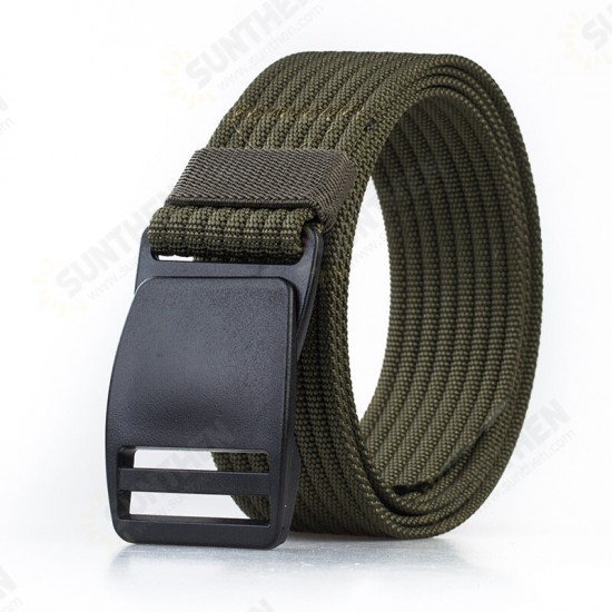 S03 125cm Belts Men Women Camouflage Military Tactical Belt Buckle Hanger Canvas Fabric Belt