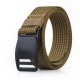 S03 125cm Belts Men Women Camouflage Military Tactical Belt Buckle Hanger Canvas Fabric Belt