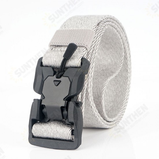 SS5 125cm Magnetic Buckle Belt Heavy Duty Military Tactical Belt Adjustable Polyester Nylon Belt Waist Belt