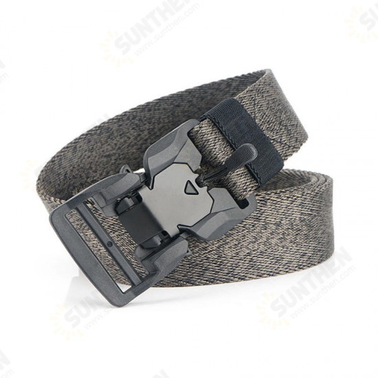 SS5 125cm Magnetic Buckle Belt Heavy Duty Military Tactical Belt Adjustable Polyester Nylon Belt Waist Belt