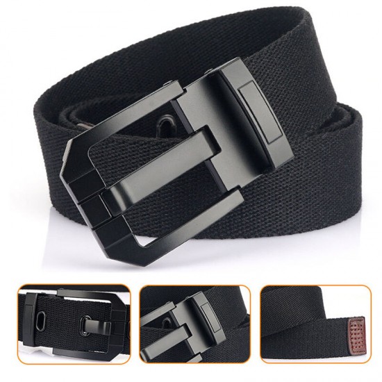 Tactical Canvas Belt Adjustable Length Breathable and Hardwearing Outdoor Men's Casual Belt