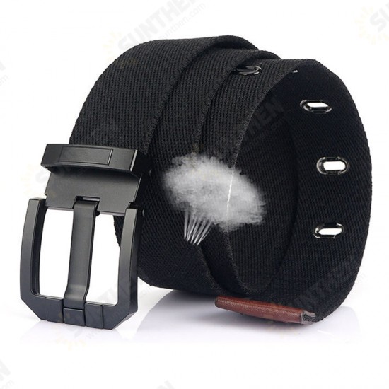 Tactical Canvas Belt Adjustable Length Breathable and Hardwearing Outdoor Men's Casual Belt