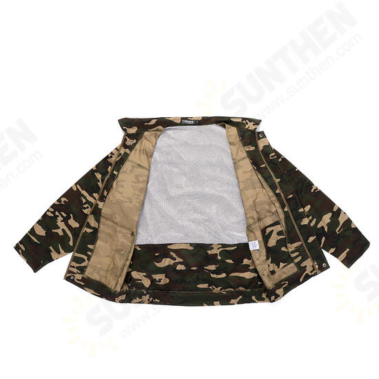 Air Conditioning Wind Jacket Cool Conditioned Fan Work Staff Camouflage USB Line Summer Heatstroke Cooling Fan Service Agriculture Busy Workwear