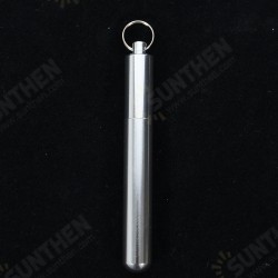 Aluminum Alloy Toothpick Case Fruit Check Box Sealed Waterproof Bin Mini Pill Bottle Metal Pill Box Aluminum Alloy Toothpick Case Fruit Check Box Sealed Waterproof Bin Mini Pill Bottle Metal Pill Box