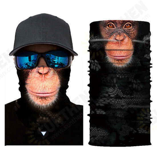 Animal Series-Sun Dust Bandanas,Face Scarf Cover Mask,Sun Protection Neck Gaiter for Fishing Motorcycling Running