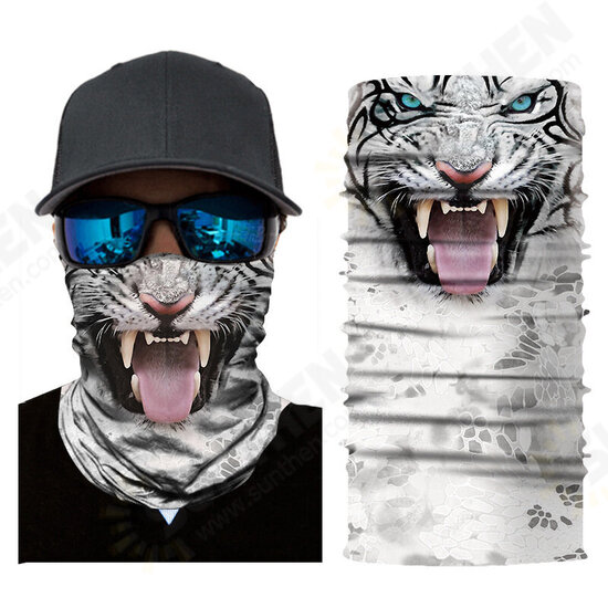 Animal Series-Sun Dust Bandanas,Face Scarf Cover Mask,Sun Protection Neck Gaiter for Fishing Motorcycling Running