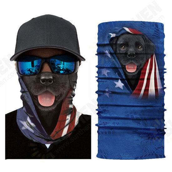 Animal Series-Sun Dust Bandanas,Face Scarf Cover Mask,Sun Protection Neck Gaiter for Fishing Motorcycling Running