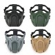 Anti Dust Breathable CS Mask Safety Protective Tactical Half Face Mask Adjustable Elastic Bandage Masks