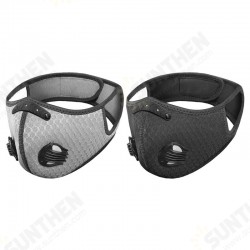 4-Filters Breathable Dustproof Face Mask With Valves Anit-fog Bicycle Respirator Outdoor Sports Protective Mask 4-Filters Breathable Dustproof Face Mask With Valves Anit-fog Bicycle Respirator Outdoor Sports Protective Mask